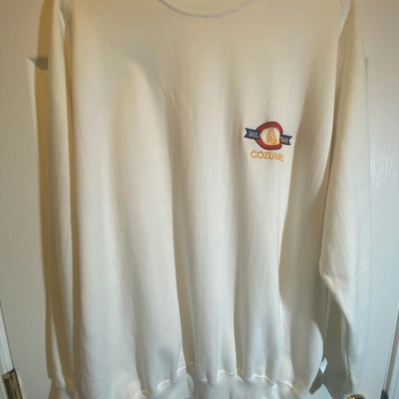 Cozumel Sail Team White Sweatshirt - Picture 1 of 4